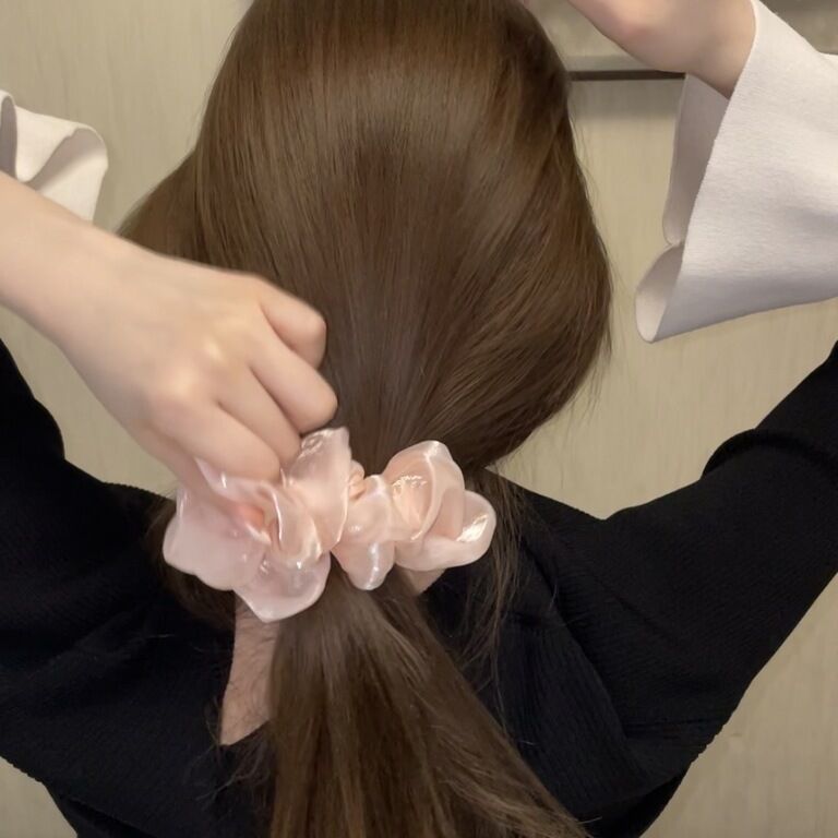 シュシュポニテほどき💕