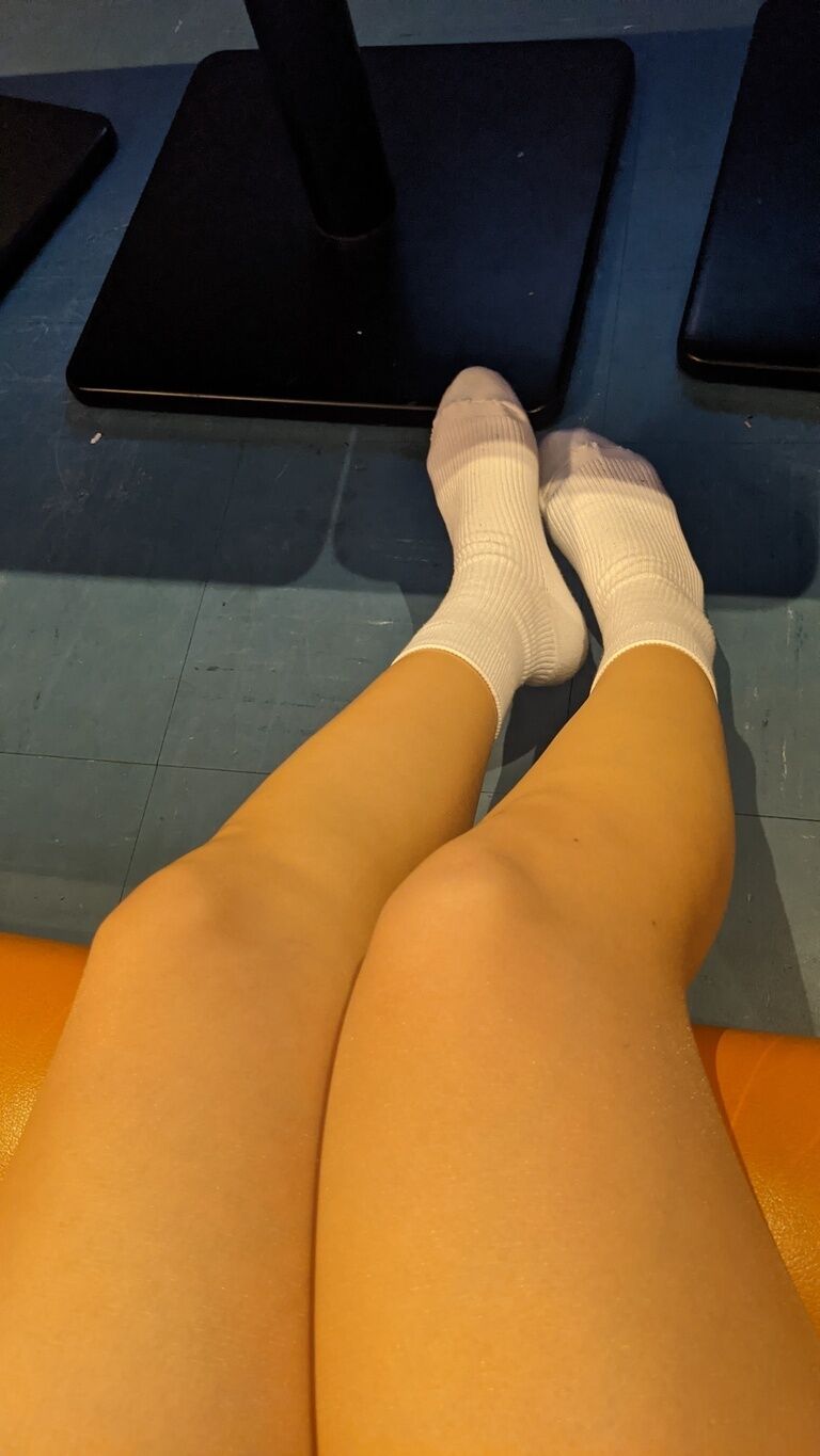 白いソックスの足裏って汚れやすい
