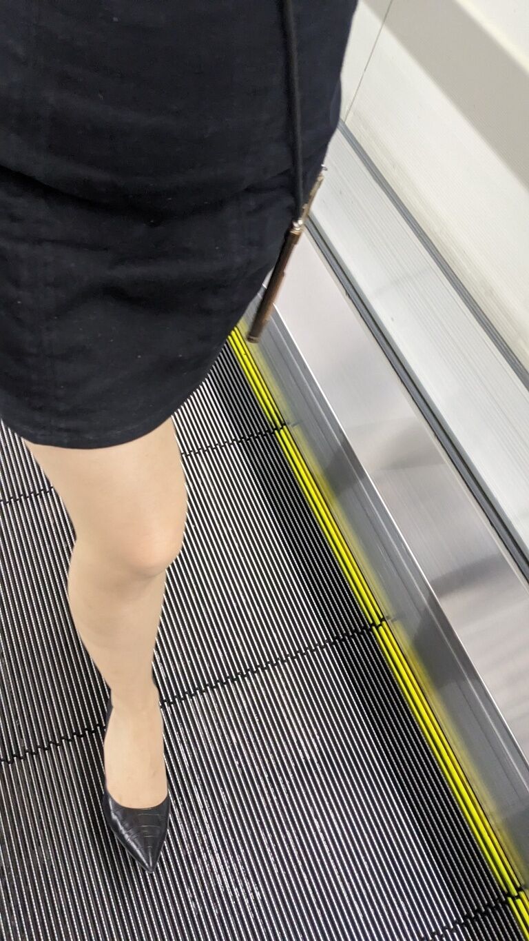 お仕事の服装のままコストコに