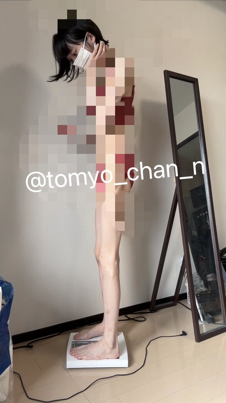 体重測定あり下着動画