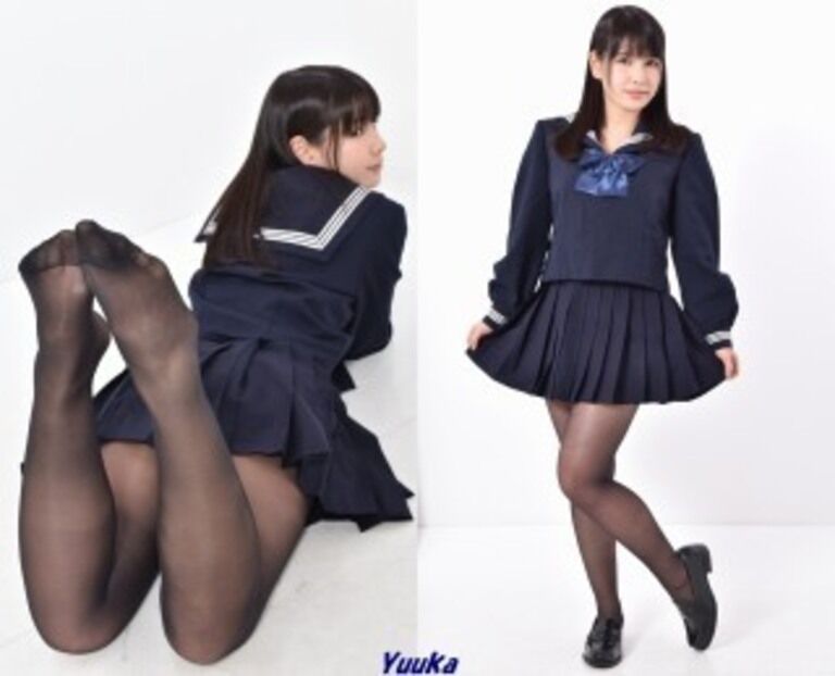 【DL限定】セーラー服＆黒ストッキング／新垣優香