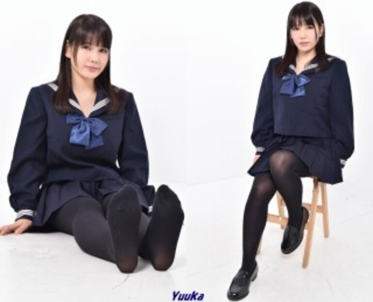 【DL限定】セーラー服＆黒タイツ／新垣優香