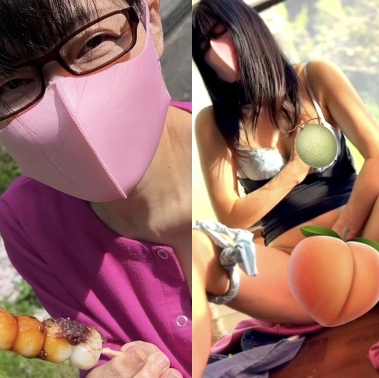 痩せ美脚の黒髪還暦人妻が自宅でM字開脚オナニー💕