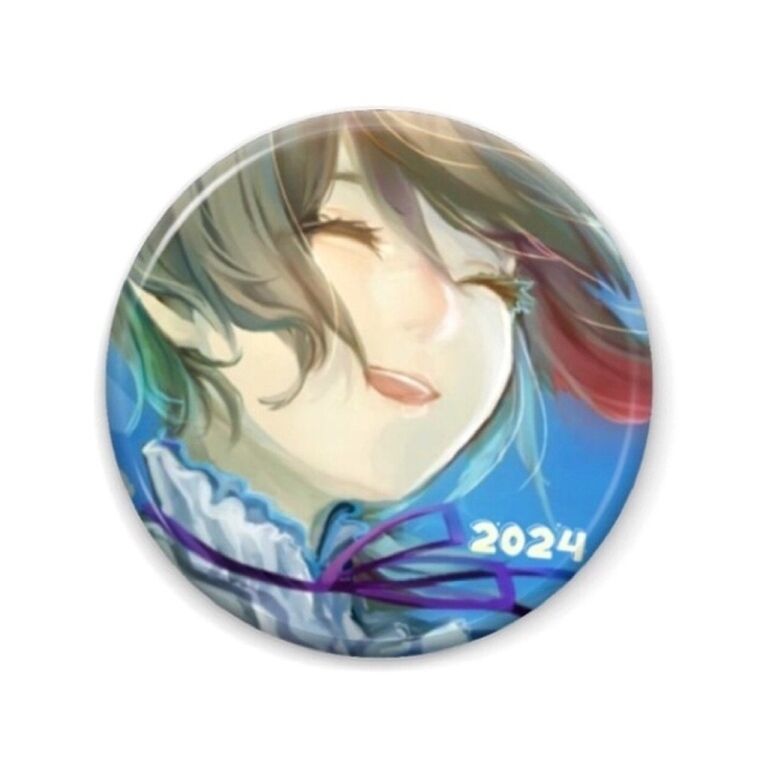 【夏限定】白鬼院蘭世② 缶バッジ 58mm