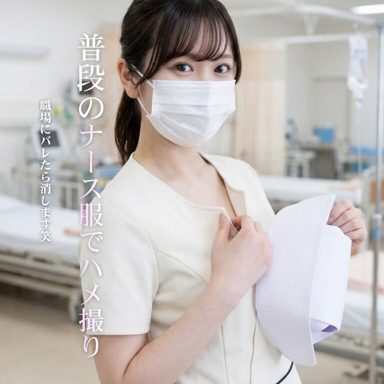 【抜きすぎ注意】ナース服中出しハメ撮り『天使な私』【動画8本, 約40分】